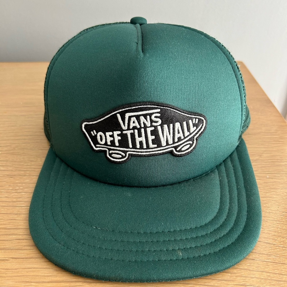 Vans Forest Green Cap with Logo